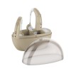 Rechargeable Hearing Amplifier with Portable Charging Case for Seniors with Noise Cancelling,Pair