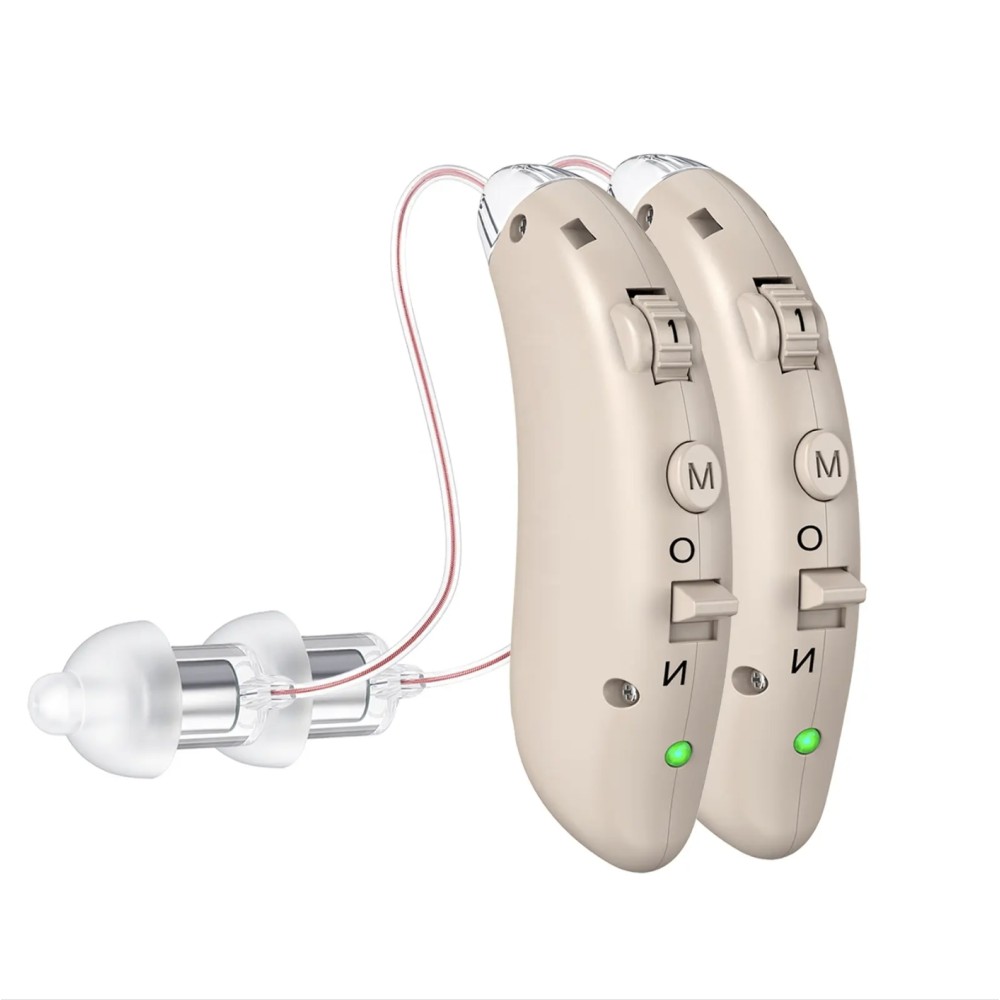 RIC Hearing Aids for Seniors – Superior Sound, BTE Fit,Quick Charging