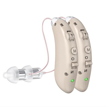 RIC Hearing Aids for Seniors – Superior Sound, BTE Fit,Quick Charging