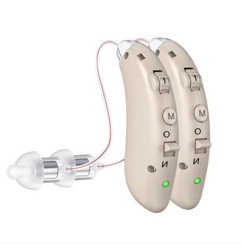 RIC Hearing Aids for Seniors – Superior Sound, BTE Fit,Quick Charging