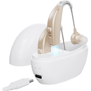 Rechargeable Hearing Aids with Noise Cancelling for Seniors & Adults