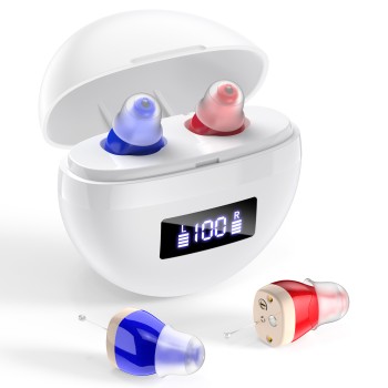 Mini Completely-in-Canal (CIC) Hearing Aids Nearly Invisible & Comfortable