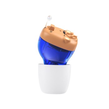 Rechargeable CIC Hearing Aids for Both Ears with Charging Case