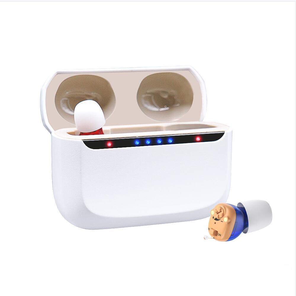 Rechargeable CIC Hearing Aids for Both Ears with Charging Case Rechargeable CIC Hearing Aids for Both Ears with Charging Case