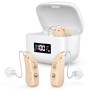 Rechargeable Digital BTE Hearing Aids for All-Day Comfort Flesh Color