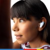 Skullcandy EcoBuds Sustainable Wireless Earbuds, Bluetooth Headphones, Up to 8 Hours Battery, Noise Isolating Fit, Battery-Free Charging Case, Microphone for iPhone Android - Glacier