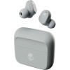 Skullcandy Mod Wireless Earbuds, Bluetooth Headphones, Up to 32 Hours Battery, Noise Isolating Fit, Sweat and Water Resistant, Microphone for iPhone Android - Light Grey/Blue