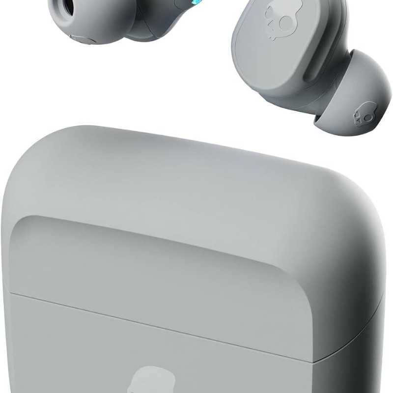 Skullcandy Mod Wireless Earbuds, Bluetooth Headphones, Up to 32 Hours Battery, Noise Isolating Fit, Sweat and Water Resistant, Microphone for iPhone Android - Light Grey/Blue Skullcandy Mod Wireless Earbuds, Bluetooth Headphones, Up to 32 Hours Battery, Noise Isolating Fit, Sweat and Water Resistant, Microphone for iPhone Android - Light Grey/Blue