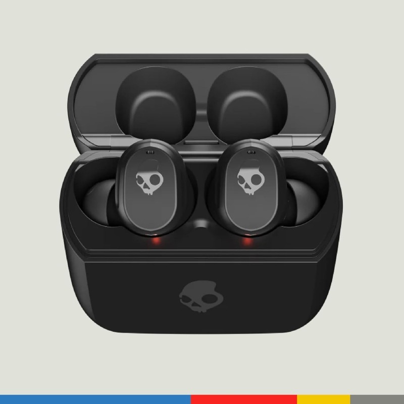 Skullcandy Mod Wireless Earbuds, Bluetooth Headphones, Up to 32 Hours Battery, Noise Isolating Fit, Sweat and Water Resistant, Microphone for iPhone Android - Light Grey/Blue Skullcandy Mod Wireless Earbuds, Bluetooth Headphones, Up to 32 Hours Battery, Noise Isolating Fit, Sweat and Water Resistant, Microphone for iPhone Android - Light Grey/Blue
