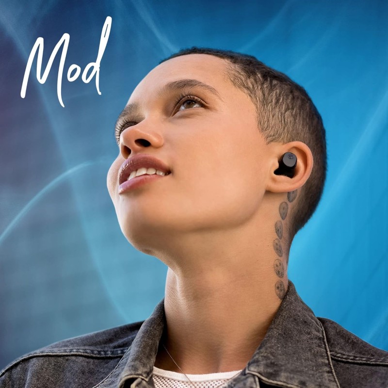 Skullcandy Mod Wireless Earbuds, Bluetooth Headphones, Up to 32 Hours Battery, Noise Isolating Fit, Sweat and Water Resistant, Microphone for iPhone Android - Light Grey/Blue Skullcandy Mod Wireless Earbuds, Bluetooth Headphones, Up to 32 Hours Battery, Noise Isolating Fit, Sweat and Water Resistant, Microphone for iPhone Android - Light Grey/Blue