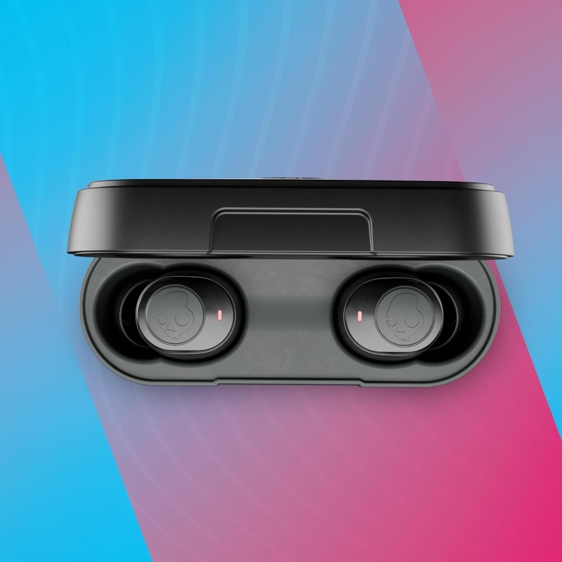 Skullcandy Jib True 2 Wireless Earbuds, Bluetooth Headphones, Up to 33 Hours Battery with Charging Case, Noise Isolating Fit, Sweat and Water Resistant, Microphone for iPhone Android - True Black Skullcandy Jib True 2 Wireless Earbuds, Bluetooth Headphones, Up to 33 Hours Battery with Charging Case, Noise Isolating Fit, Sweat and Water Resistant, Microphone for iPhone Android - True Black