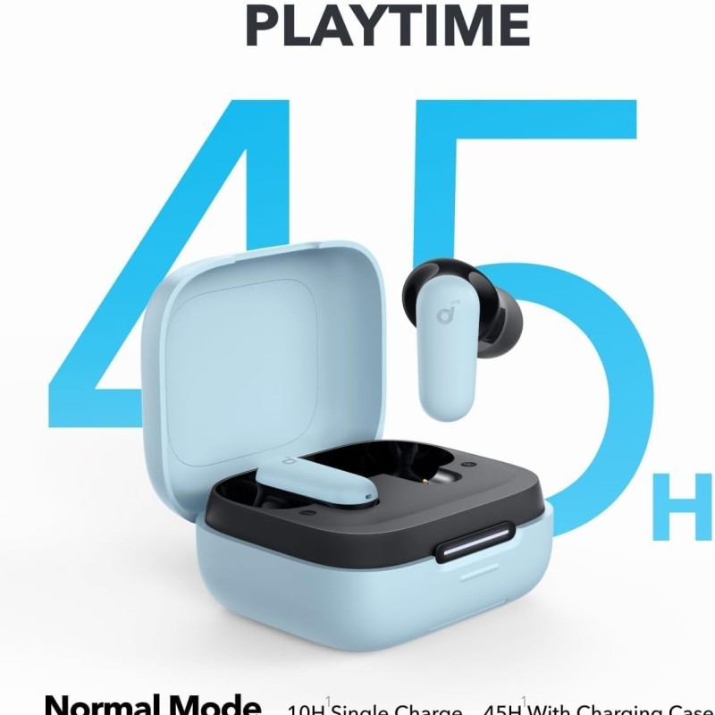 Soundcore P30i by Anker Noise Cancelling Earbuds, Strong and Smart Noise Cancelling, Powerful Bass, 45H Playtime, 2-in-1 Case and Phone Stand, IP54, Wireless Earbuds, Bluetooth 5.4 (Green) Soundcore P30i by Anker Noise Cancelling Earbuds, Strong and Smart Noise Cancelling, Powerful Bass, 45H Playtime, 2-in-1 Case and Phone Stand, IP54, Wireless Earbuds, Bluetooth 5.4 (Green)