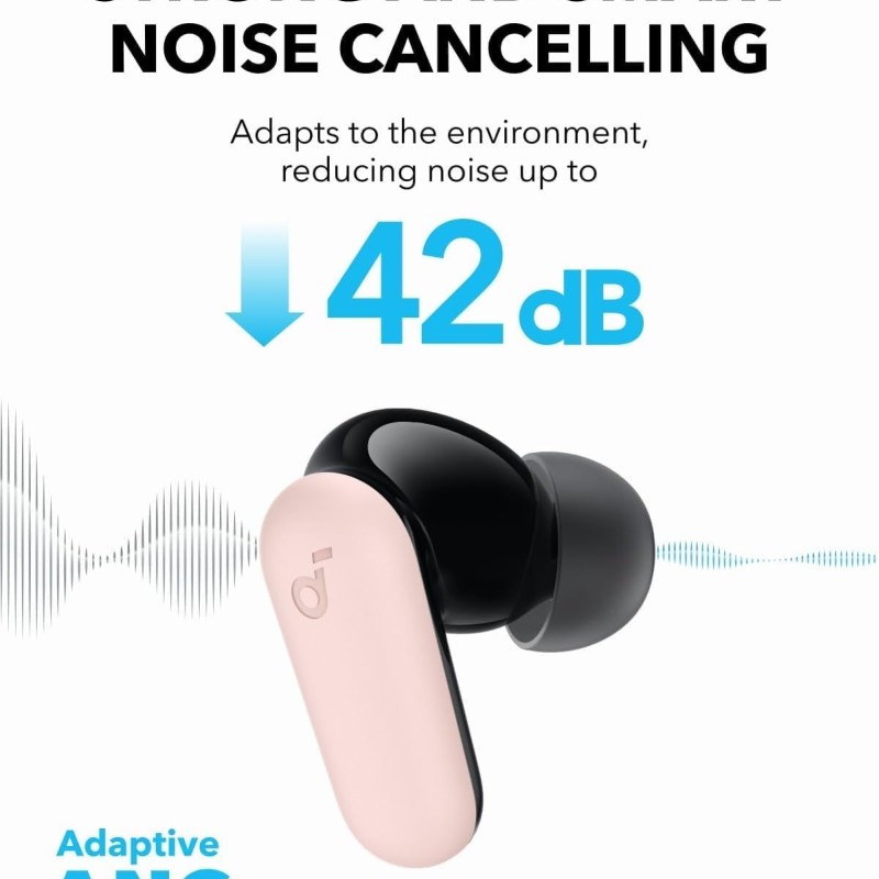 Soundcore P30i by Anker Noise Cancelling Earbuds, Strong and Smart Noise Cancelling, Powerful Bass, 45H Playtime, 2-in-1 Case and Phone Stand, IP54, Wireless Earbuds, Bluetooth 5.4 (Green) Soundcore P30i by Anker Noise Cancelling Earbuds, Strong and Smart Noise Cancelling, Powerful Bass, 45H Playtime, 2-in-1 Case and Phone Stand, IP54, Wireless Earbuds, Bluetooth 5.4 (Green)