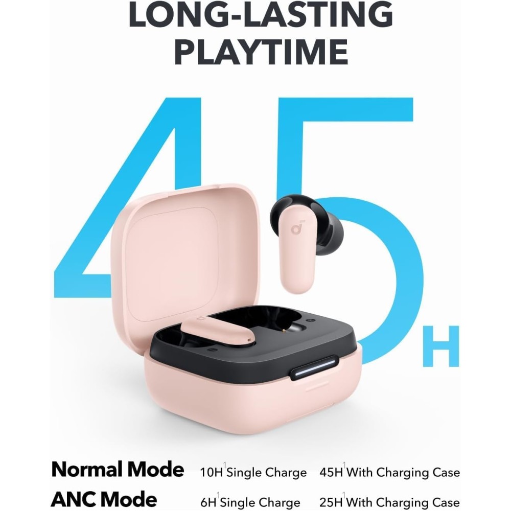 Soundcore P30i by Anker Noise Cancelling Earbuds, Strong and Smart Noise Cancelling, Powerful Bass, 45H Playtime, 2-in-1 Case and Phone Stand, IP54, Wireless Earbuds, Bluetooth 5.4 (Green) Soundcore P30i by Anker Noise Cancelling Earbuds, Strong and Smart Noise Cancelling, Powerful Bass, 45H Playtime, 2-in-1 Case and Phone Stand, IP54, Wireless Earbuds, Bluetooth 5.4 (Green)