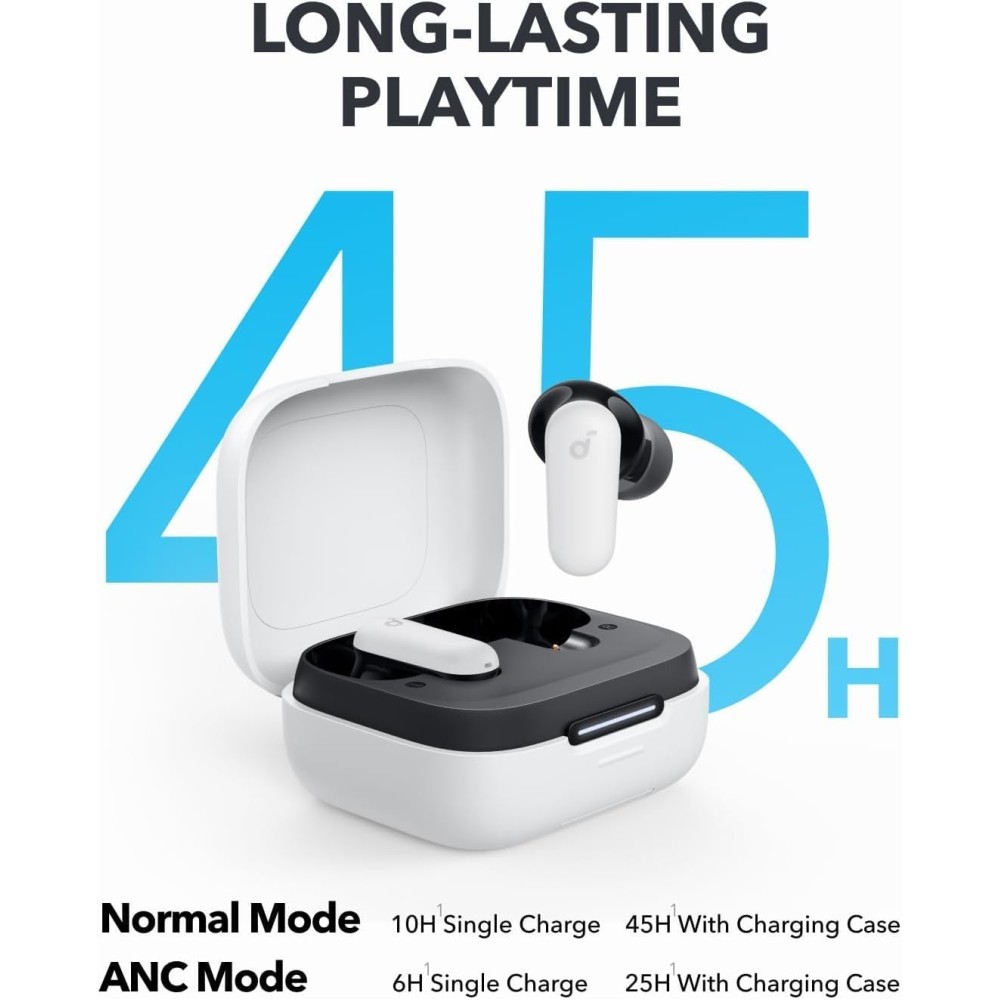 Soundcore P30i by Anker Noise Cancelling Earbuds, Strong and Smart Noise Cancelling, Powerful Bass, 45H Playtime, 2-in-1 Case and Phone Stand, IP54, Wireless Earbuds, Bluetooth 5.4 (Green) Soundcore P30i by Anker Noise Cancelling Earbuds, Strong and Smart Noise Cancelling, Powerful Bass, 45H Playtime, 2-in-1 Case and Phone Stand, IP54, Wireless Earbuds, Bluetooth 5.4 (Green)