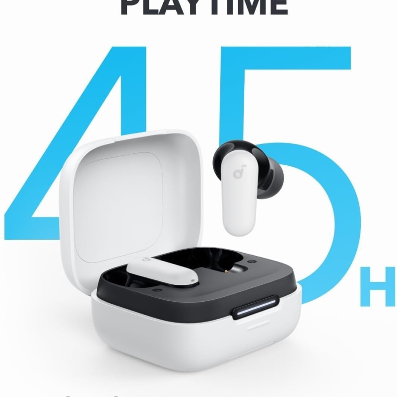 Soundcore P30i by Anker Noise Cancelling Earbuds, Strong and Smart Noise Cancelling, Powerful Bass, 45H Playtime, 2-in-1 Case and Phone Stand, IP54, Wireless Earbuds, Bluetooth 5.4 (Green) Soundcore P30i by Anker Noise Cancelling Earbuds, Strong and Smart Noise Cancelling, Powerful Bass, 45H Playtime, 2-in-1 Case and Phone Stand, IP54, Wireless Earbuds, Bluetooth 5.4 (Green)
