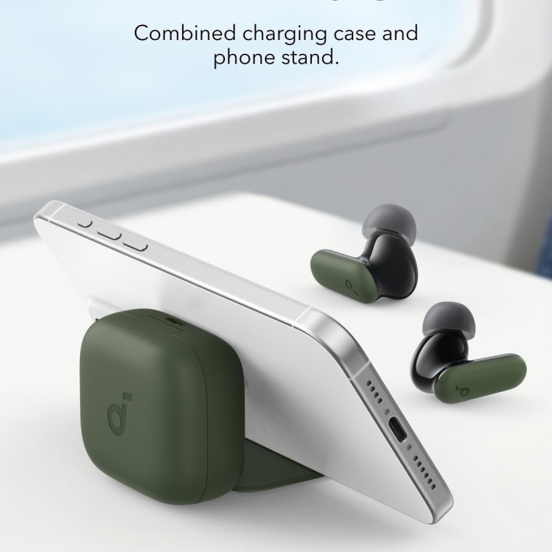 Soundcore P30i by Anker Noise Cancelling Earbuds, Strong and Smart Noise Cancelling, Powerful Bass, 45H Playtime, 2-in-1 Case and Phone Stand, IP54, Wireless Earbuds, Bluetooth 5.4 (Green) Soundcore P30i by Anker Noise Cancelling Earbuds, Strong and Smart Noise Cancelling, Powerful Bass, 45H Playtime, 2-in-1 Case and Phone Stand, IP54, Wireless Earbuds, Bluetooth 5.4 (Green)