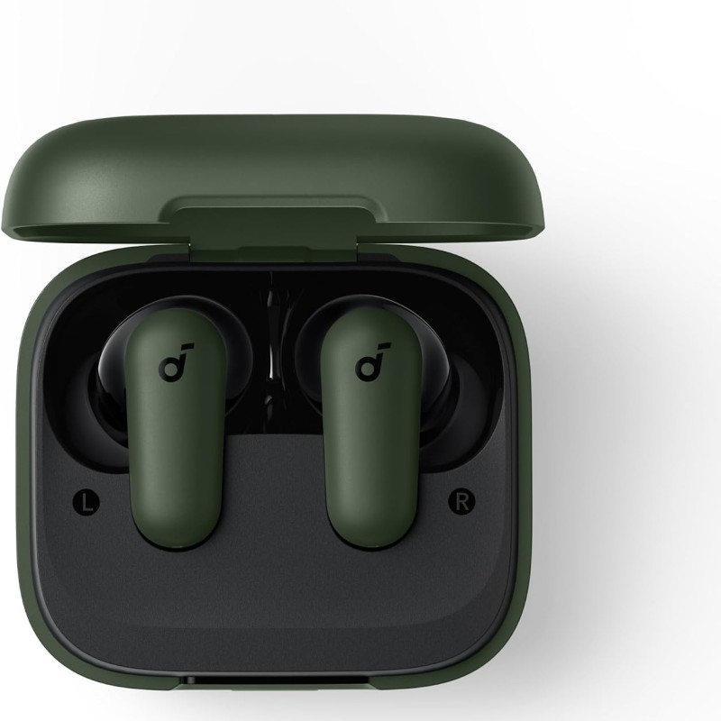 Soundcore P30i by Anker Noise Cancelling Earbuds, Strong and Smart Noise Cancelling, Powerful Bass, 45H Playtime, 2-in-1 Case and Phone Stand, IP54, Wireless Earbuds, Bluetooth 5.4 (Green) Soundcore P30i by Anker Noise Cancelling Earbuds, Strong and Smart Noise Cancelling, Powerful Bass, 45H Playtime, 2-in-1 Case and Phone Stand, IP54, Wireless Earbuds, Bluetooth 5.4 (Green)