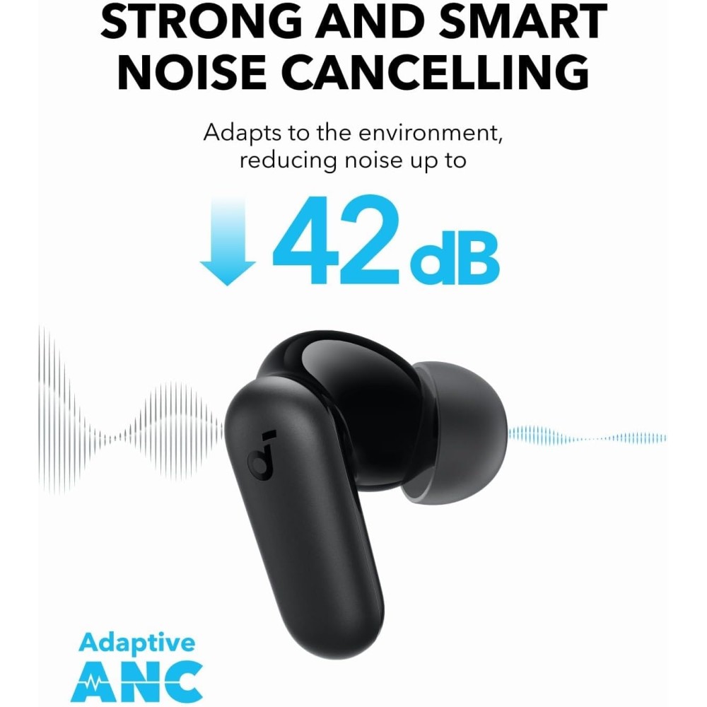 Soundcore P30i by Anker Noise Cancelling Earbuds, Strong and Smart Noise Cancelling, Powerful Bass, 45H Playtime, 2-in-1 Case and Phone Stand, IP54, Wireless Earbuds, Bluetooth 5.4 (Green) Soundcore P30i by Anker Noise Cancelling Earbuds, Strong and Smart Noise Cancelling, Powerful Bass, 45H Playtime, 2-in-1 Case and Phone Stand, IP54, Wireless Earbuds, Bluetooth 5.4 (Green)
