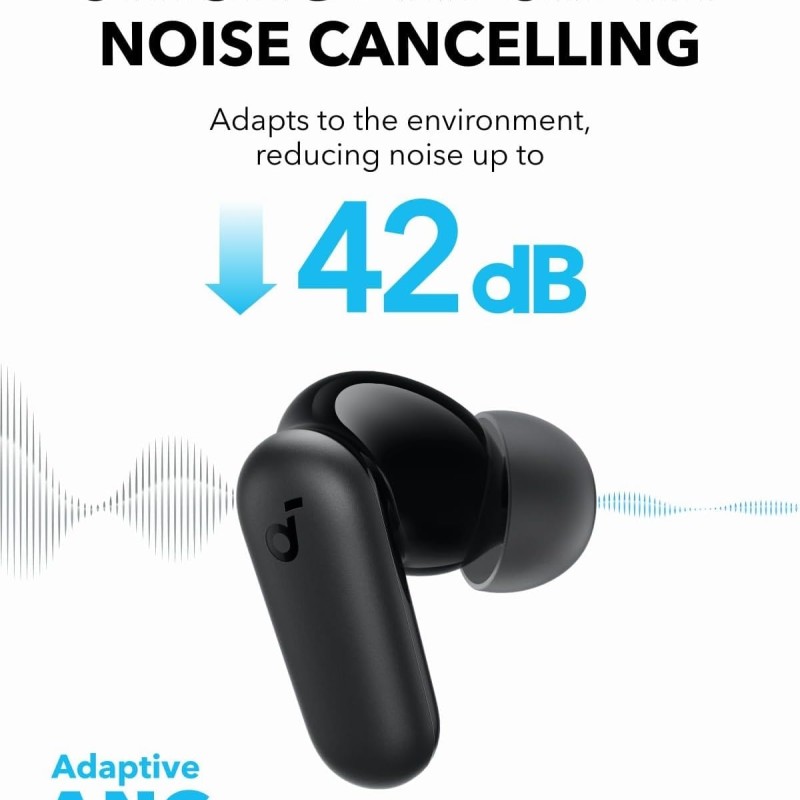 Soundcore P30i by Anker Noise Cancelling Earbuds, Strong and Smart Noise Cancelling, Powerful Bass, 45H Playtime, 2-in-1 Case and Phone Stand, IP54, Wireless Earbuds, Bluetooth 5.4 (Green) Soundcore P30i by Anker Noise Cancelling Earbuds, Strong and Smart Noise Cancelling, Powerful Bass, 45H Playtime, 2-in-1 Case and Phone Stand, IP54, Wireless Earbuds, Bluetooth 5.4 (Green)