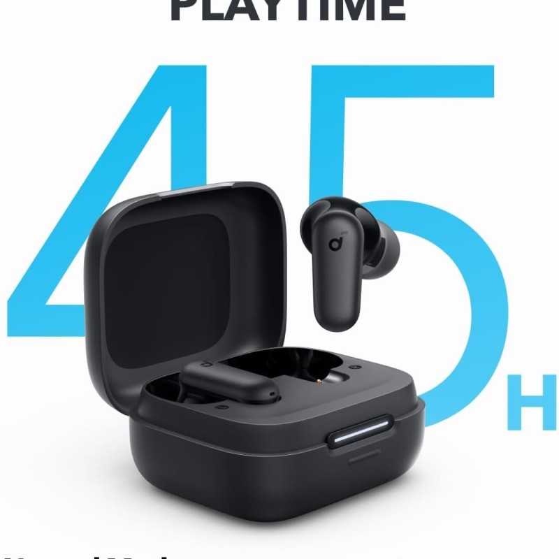 Soundcore P30i by Anker Noise Cancelling Earbuds, Strong and Smart Noise Cancelling, Powerful Bass, 45H Playtime, 2-in-1 Case and Phone Stand, IP54, Wireless Earbuds, Bluetooth 5.4 (Green) Soundcore P30i by Anker Noise Cancelling Earbuds, Strong and Smart Noise Cancelling, Powerful Bass, 45H Playtime, 2-in-1 Case and Phone Stand, IP54, Wireless Earbuds, Bluetooth 5.4 (Green)