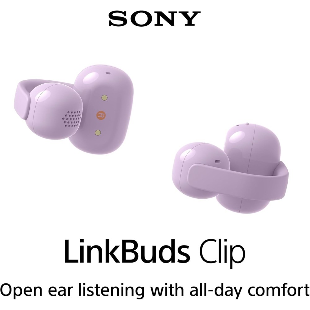 Sony LinkBuds Clip Open-Ear Truly Wireless Earbuds, Comfortable & Secure Fit, Lightweight Clip-On Design, Touch Controls, Ambient Sound Awareness, Water Resistant, Up to 37 Hrs of Playback, Black Sony LinkBuds Clip Open-Ear Truly Wireless Earbuds, Comfortable & Secure Fit, Lightweight Clip-On Design, Touch Controls, Ambient Sound Awareness, Water Resistant, Up to 37 Hrs of Playback, Black