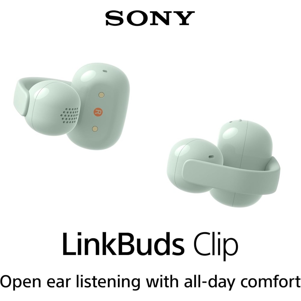 Sony LinkBuds Clip Open-Ear Truly Wireless Earbuds, Comfortable & Secure Fit, Lightweight Clip-On Design, Touch Controls, Ambient Sound Awareness, Water Resistant, Up to 37 Hrs of Playback, Black Sony LinkBuds Clip Open-Ear Truly Wireless Earbuds, Comfortable & Secure Fit, Lightweight Clip-On Design, Touch Controls, Ambient Sound Awareness, Water Resistant, Up to 37 Hrs of Playback, Black