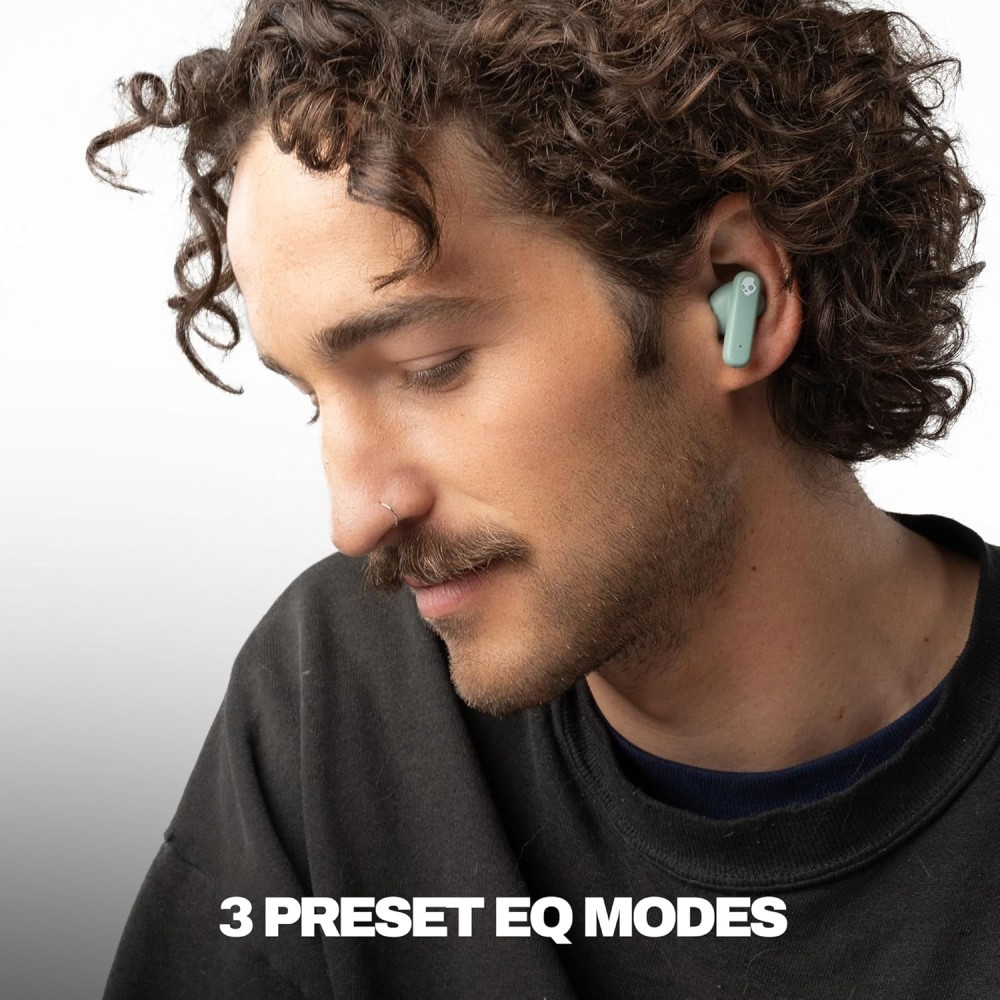 Skullcandy Smokin’ Buds Wireless Earbuds, Bluetooth Headphones, Noise Isolating Fit, Up to 20 Hours Battery, IPX4 Sweat and Water Resistant, Microphone for iPhone Android - True Black Skullcandy Smokin’ Buds Wireless Earbuds, Bluetooth Headphones, Noise Isolating Fit, Up to 20 Hours Battery, IPX4 Sweat and Water Resistant, Microphone for iPhone Android - True Black