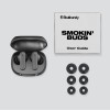 Skullcandy Smokin’ Buds Wireless Earbuds, Bluetooth Headphones, Noise Isolating Fit, Up to 20 Hours Battery, IPX4 Sweat and Water Resistant, Microphone for iPhone Android - True Black Skullcandy Smokin’ Buds Wireless Earbuds, Bluetooth Headphones, Noise Isolating Fit, Up to 20 Hours Battery, IPX4 Sweat and Water Resistant, Microphone for iPhone Android - True Black