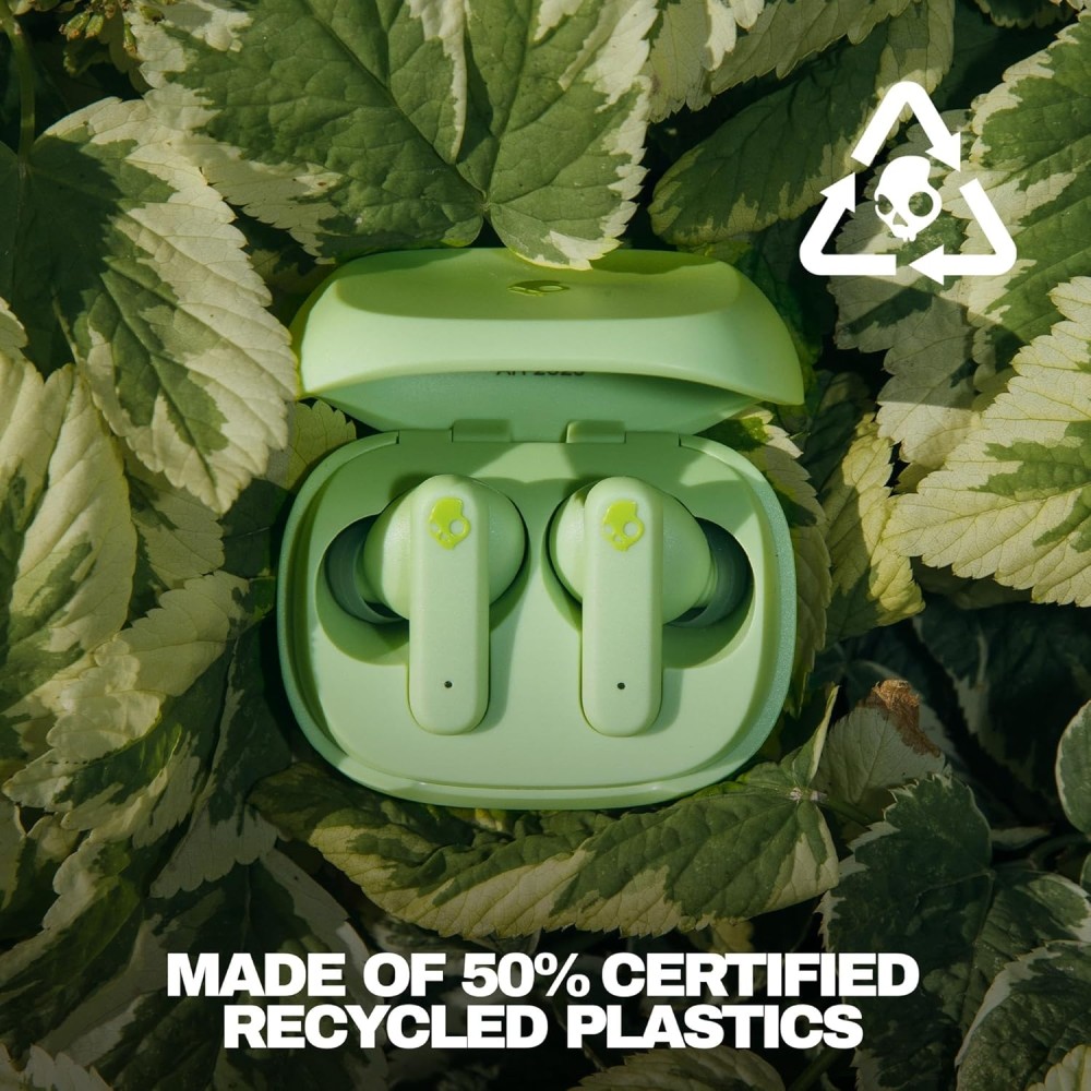 Skullcandy Smokin’ Buds Wireless Earbuds, Bluetooth Headphones, Noise Isolating Fit, Up to 20 Hours Battery, IPX4 Sweat and Water Resistant, Microphone for iPhone Android - True Black Skullcandy Smokin’ Buds Wireless Earbuds, Bluetooth Headphones, Noise Isolating Fit, Up to 20 Hours Battery, IPX4 Sweat and Water Resistant, Microphone for iPhone Android - True Black