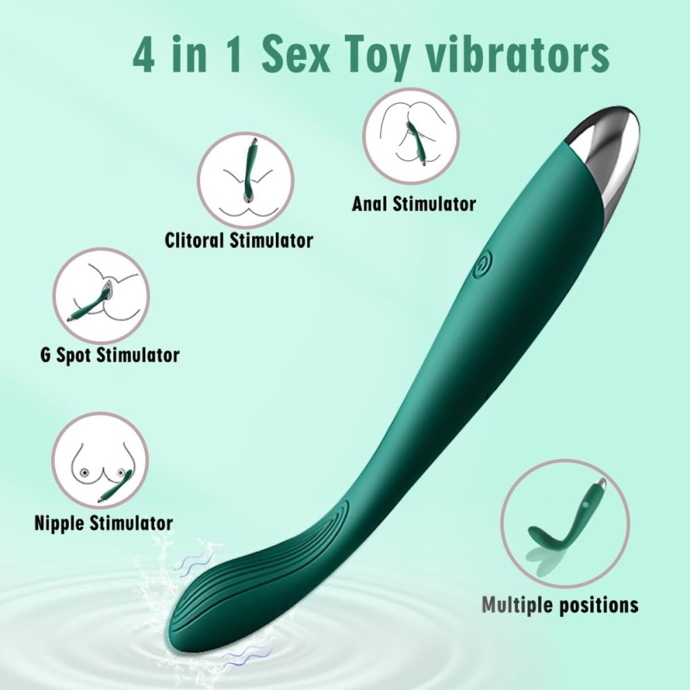 Adult Sex Toys for Women,Clitoral G Spot Vibrator with 10 Powerful Vibrating Modes,Clitoral Nipple Stimulator Finger Bullet Vibrators Waterproof Strapless on Dildo Anal Toys for Couple (Green) Adult Sex Toys for Women,Clitoral G Spot Vibrator with 10 Powerful Vibrating Modes,Clitoral Nipple Stimulator Finger Bullet Vibrators Waterproof Strapless on Dildo Anal Toys for Couple (Green)