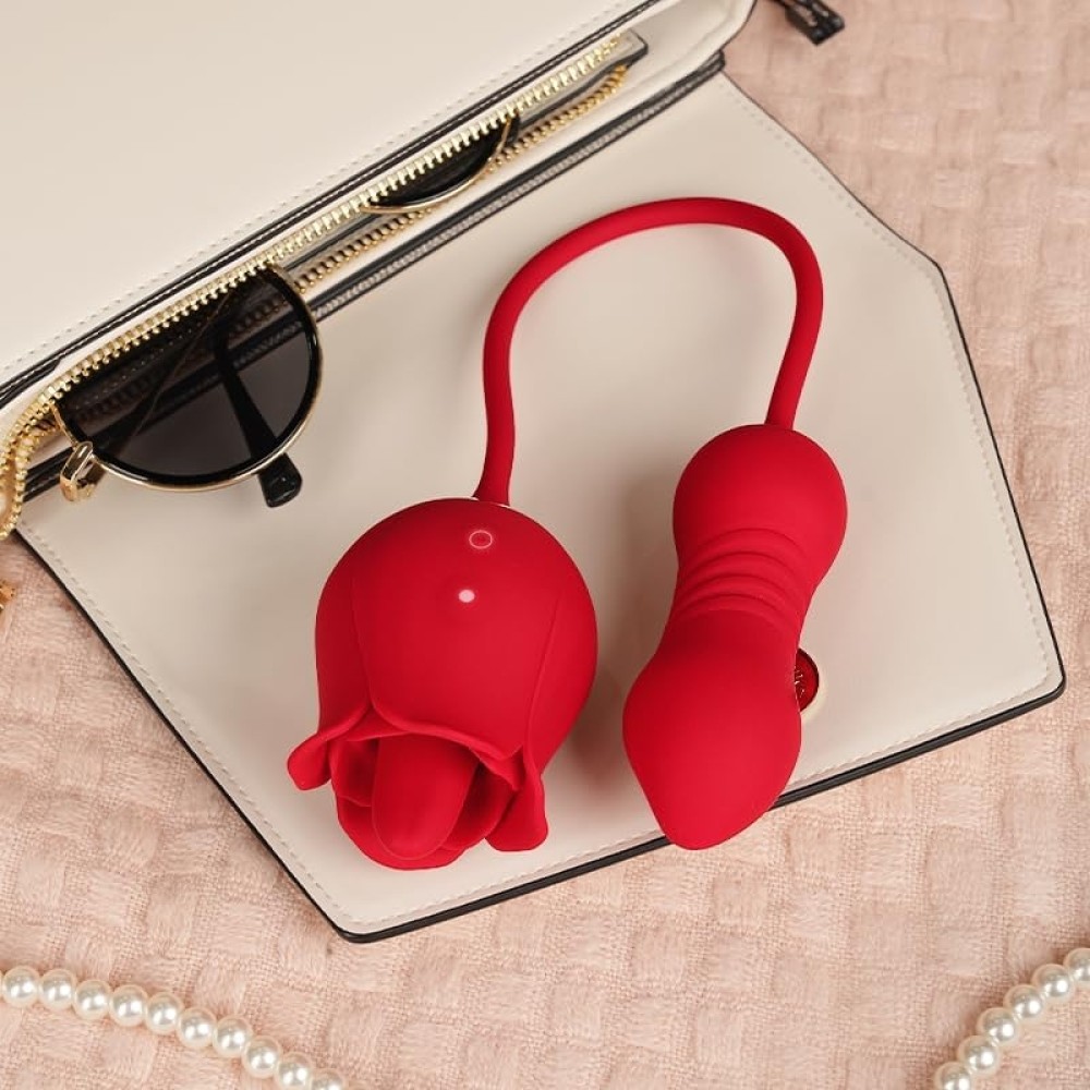 Vibrator Dildo Sex Toys for Women - MOOLIGIRL Rose Sex Toy with Thrusting G Spot Vibrators & 10 Sucking Modes for Clitoral Nipple Stimulation Anal Dildos Adult Sex Toys Games for Couples Sex Machine Vibrator Dildo Sex Toys for Women - MOOLIGIRL Rose Sex Toy with Thrusting G Spot Vibrators & 10 Sucking Modes for Clitoral Nipple Stimulation Anal Dildos Adult Sex Toys Games for Couples Sex Machine