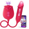 Vibrator Dildo Sex Toys for Women - MOOLIGIRL Rose Sex Toy with Thrusting G Spot Vibrators & 10 Sucking Modes for Clitoral Nipple Stimulation Anal Dildos Adult Sex Toys Games for Couples Sex Machine Vibrator Dildo Sex Toys for Women - MOOLIGIRL Rose Sex Toy with Thrusting G Spot Vibrators & 10 Sucking Modes for Clitoral Nipple Stimulation Anal Dildos Adult Sex Toys Games for Couples Sex Machine