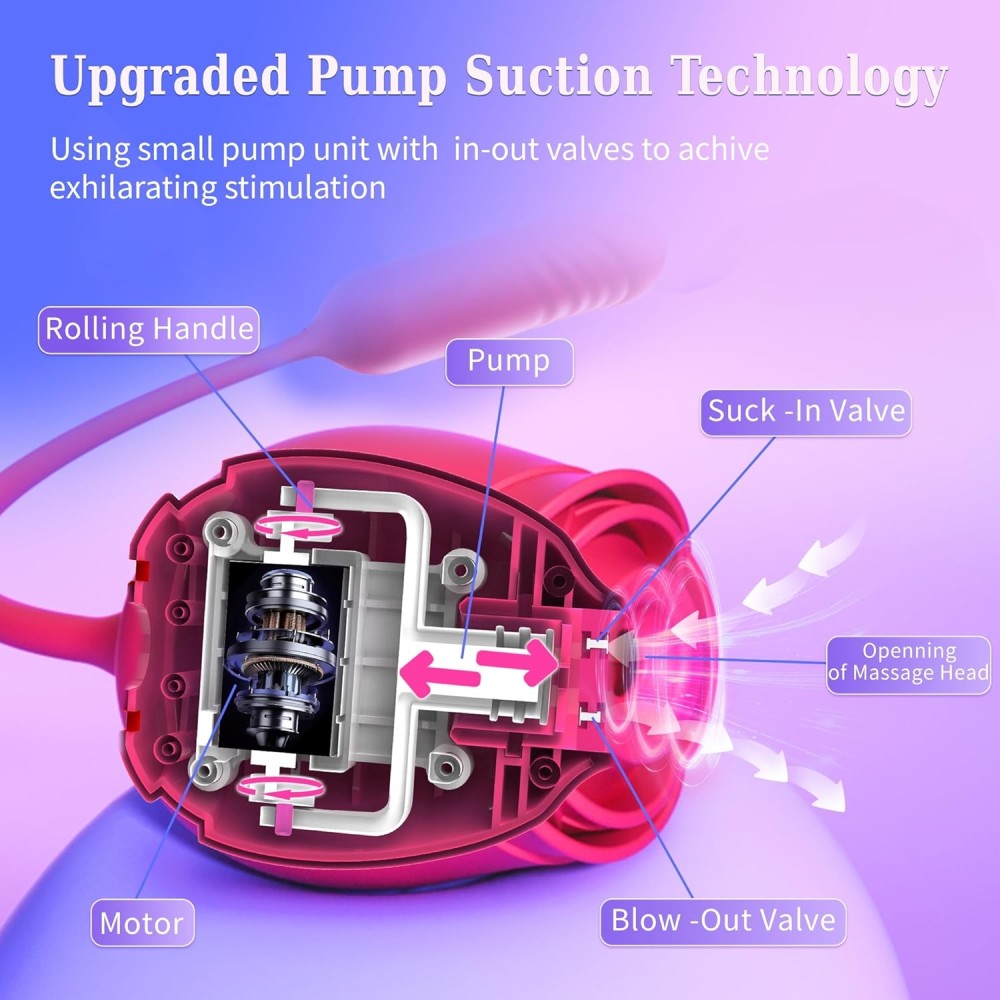 Vibrator Dildo Sex Toys for Women - MOOLIGIRL Rose Sex Toy with Thrusting G Spot Vibrators & 10 Sucking Modes for Clitoral Nipple Stimulation Anal Dildos Adult Sex Toys Games for Couples Sex Machine Vibrator Dildo Sex Toys for Women - MOOLIGIRL Rose Sex Toy with Thrusting G Spot Vibrators & 10 Sucking Modes for Clitoral Nipple Stimulation Anal Dildos Adult Sex Toys Games for Couples Sex Machine