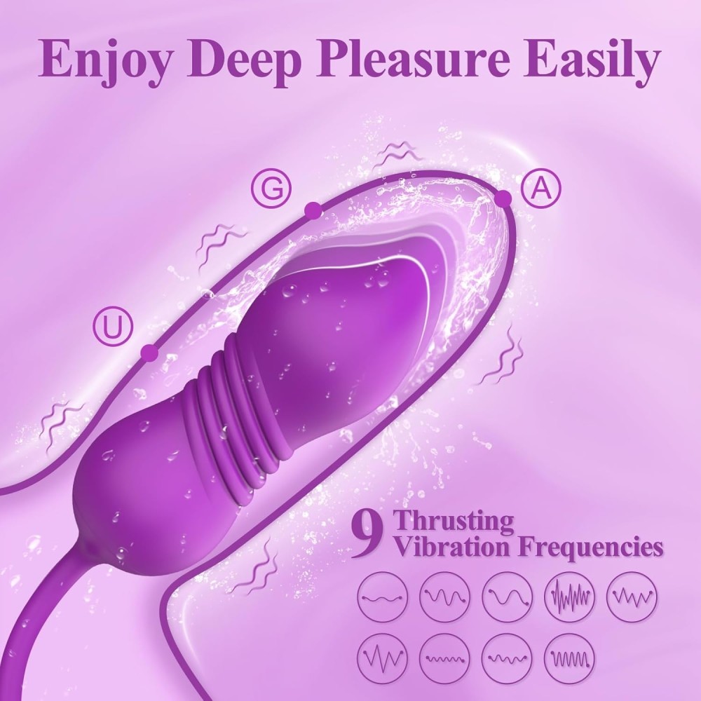 Vibrator Dildo Sex Toys for Women - MOOLIGIRL Rose Sex Toy with Thrusting G Spot Vibrators & 10 Sucking Modes for Clitoral Nipple Stimulation Anal Dildos Adult Sex Toys Games for Couples Sex Machine Vibrator Dildo Sex Toys for Women - MOOLIGIRL Rose Sex Toy with Thrusting G Spot Vibrators & 10 Sucking Modes for Clitoral Nipple Stimulation Anal Dildos Adult Sex Toys Games for Couples Sex Machine
