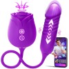 Vibrator Dildo Sex Toys for Women - MOOLIGIRL Rose Sex Toy with Thrusting G Spot Vibrators & 10 Sucking Modes for Clitoral Nipple Stimulation Anal Dildos Adult Sex Toys Games for Couples Sex Machine Vibrator Dildo Sex Toys for Women - MOOLIGIRL Rose Sex Toy with Thrusting G Spot Vibrators & 10 Sucking Modes for Clitoral Nipple Stimulation Anal Dildos Adult Sex Toys Games for Couples Sex Machine