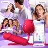 Vibrator Dildo Sex Toys for Women - MOOLIGIRL Rose Sex Toy with Thrusting G Spot Vibrators & 10 Sucking Modes for Clitoral Nipple Stimulation Anal Dildos Adult Sex Toys Games for Couples Sex Machine Vibrator Dildo Sex Toys for Women - MOOLIGIRL Rose Sex Toy with Thrusting G Spot Vibrators & 10 Sucking Modes for Clitoral Nipple Stimulation Anal Dildos Adult Sex Toys Games for Couples Sex Machine