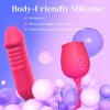 Vibrator Dildo Sex Toys for Women - MOOLIGIRL Rose Sex Toy with Thrusting G Spot Vibrators & 10 Sucking Modes for Clitoral Nipple Stimulation Anal Dildos Adult Sex Toys Games for Couples Sex Machine Vibrator Dildo Sex Toys for Women - MOOLIGIRL Rose Sex Toy with Thrusting G Spot Vibrators & 10 Sucking Modes for Clitoral Nipple Stimulation Anal Dildos Adult Sex Toys Games for Couples Sex Machine