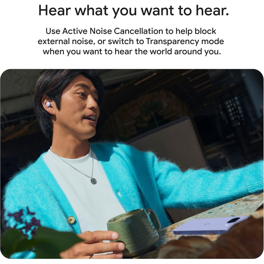 Google Pixel Buds 2a - Wireless Bluetooth Earbuds with Active Noise Cancellation and Transparency Mode - Lightweight, Comfortable Fit - 20-Hour Battery - Water Resistant - Built for Gemini - Berry Google Pixel Buds 2a - Wireless Bluetooth Earbuds with Active Noise Cancellation and Transparency Mode - Lightweight, Comfortable Fit - 20-Hour Battery - Water Resistant - Built for Gemini - Berry