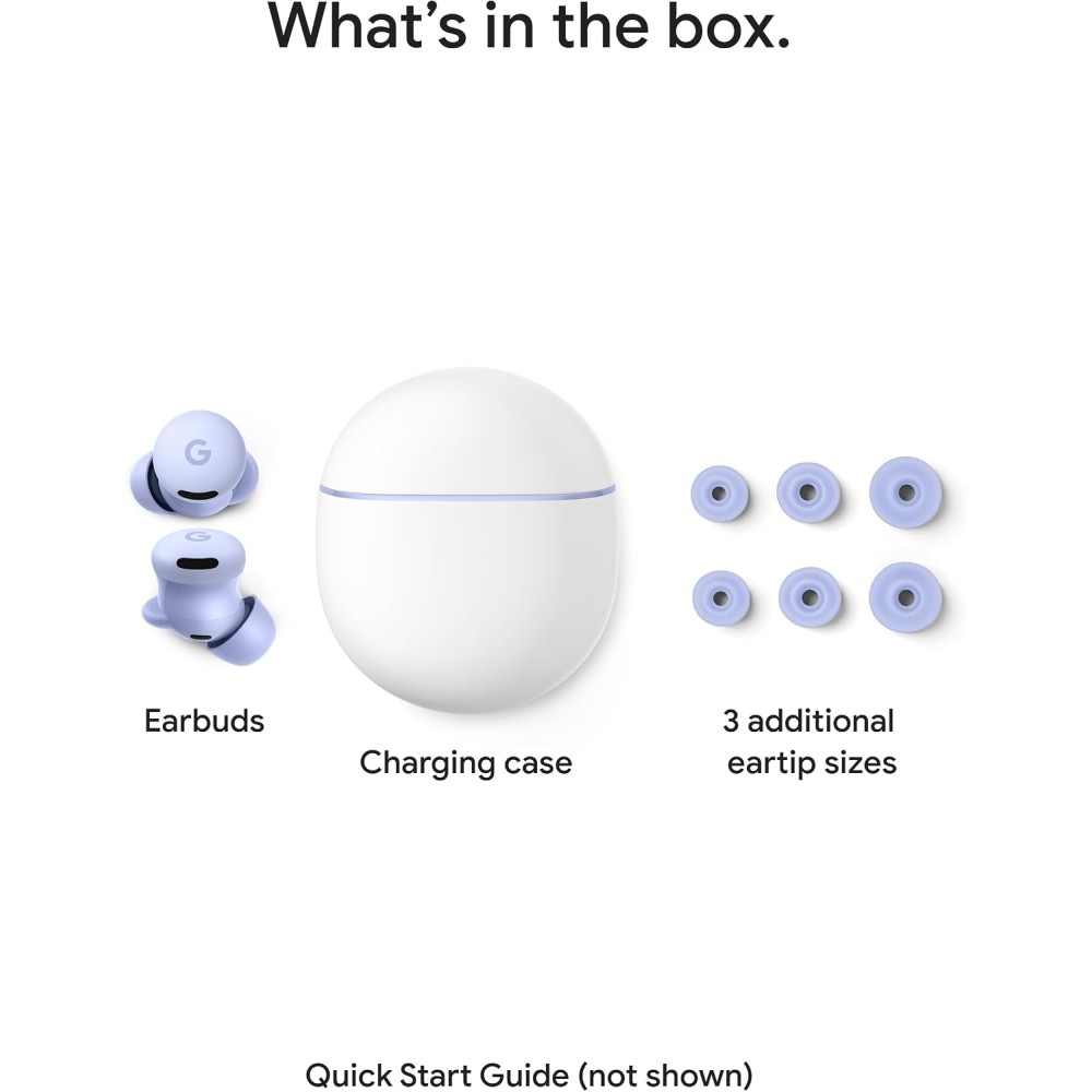 Google Pixel Buds 2a - Wireless Bluetooth Earbuds with Active Noise Cancellation and Transparency Mode - Lightweight, Comfortable Fit - 20-Hour Battery - Water Resistant - Built for Gemini - Berry Google Pixel Buds 2a - Wireless Bluetooth Earbuds with Active Noise Cancellation and Transparency Mode - Lightweight, Comfortable Fit - 20-Hour Battery - Water Resistant - Built for Gemini - Berry