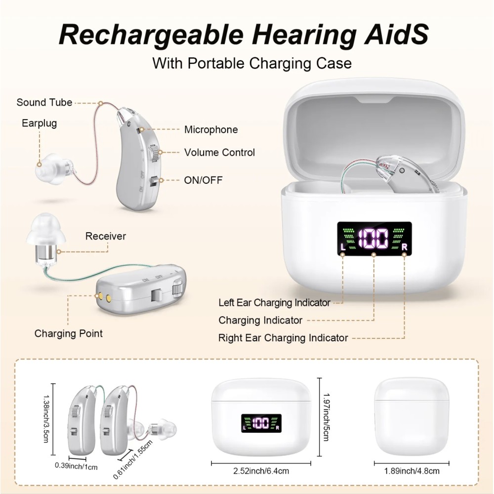 RIC Hearing Aids: Rechargeable, Comfortable, and Easy-to-Use for Seniors