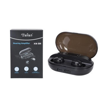 Rechargeable Hearing Amplifier Aids TWS Style with Backup Power Case
