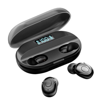 Rechargeable Hearing Amplifier Aids TWS Style with Backup Power Case